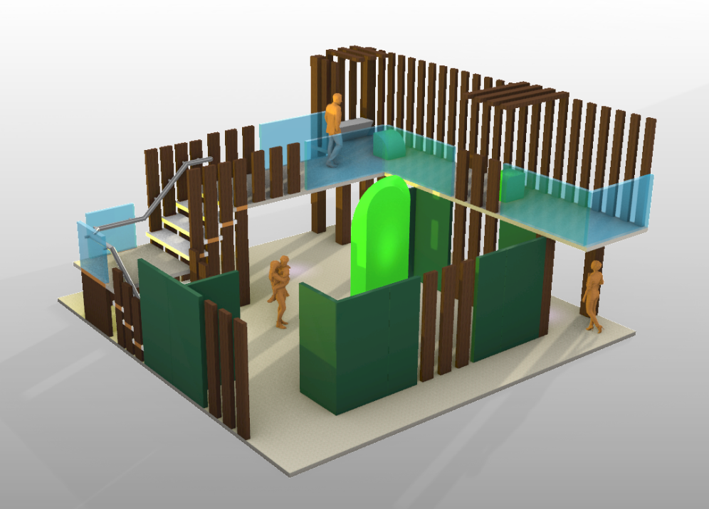 Poster pne shocasing a Ballet dancer to represnt one of the exhibition taking place in the festival about glass